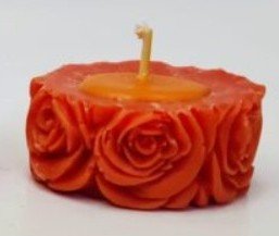 Rose Candle | Orange | Rose Fragrance | Soya Wax