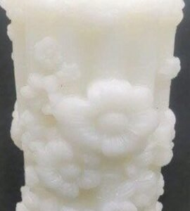 Mogra Pillar Candle | White | Mogra Fragrance | Soya Wax